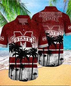 Mississippi State Bulldogs Logo Coconut Tropical Hawaiian Shirt Beach Gift For Fans
