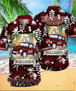 Mississippi State Bulldogs NCAA Floral Full Printed Unisex Hawaiian Shirt