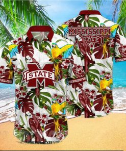 Mississippi State Bulldogs NCAA Flower All Over Print Unisex Hawaiian Shirt