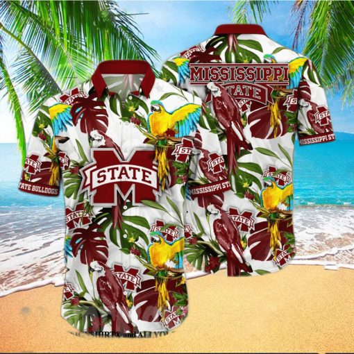 Mississippi State Bulldogs NCAA Flower All Over Print Unisex Hawaiian Shirt