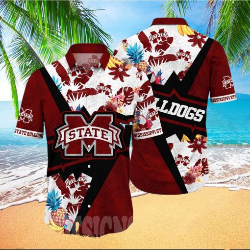 Mississippi State Bulldogs NCAA Flower All Over Printed Unisex Hawaiian Shirt