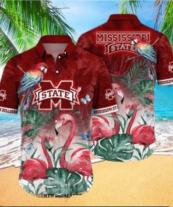 Mississippi State Bulldogs NCAA Flower Classic All Over Printed Hawaiian Shirt