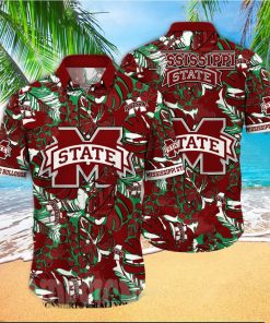 Mississippi State Bulldogs NCAA Flower Full Print Classic Hawaiian Shirt