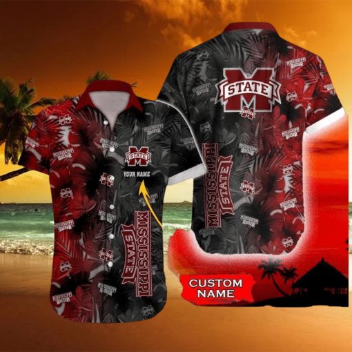 Mississippi State Bulldogs NCAA Unique Custom Name Men And Women Sports Teams Hawaiian Shirt Gift