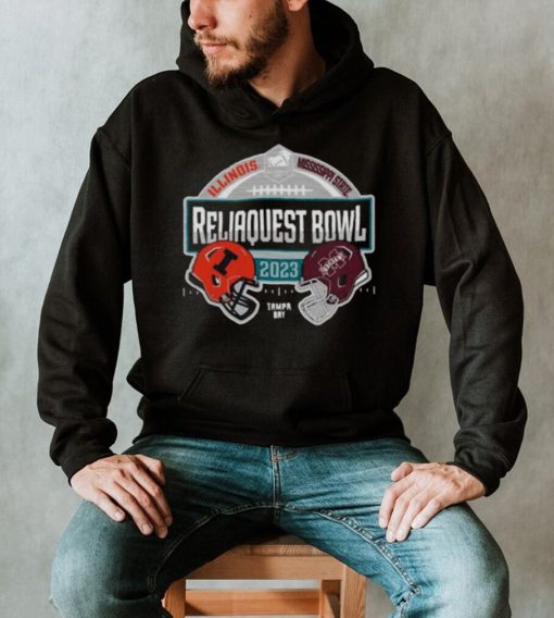 Mississippi State vs Illinois 2023 Reliaquest Bowl Match Up shirt