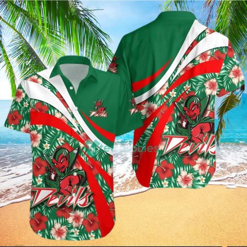 Mississippi Valley State Delta Devils NCAA Hibiscus Tropical Flower Hawaiian Shirt