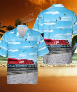 Missouri Kansas Texas Railroad UP 1988 EMD SD70ACe Hawaiian Shirt
