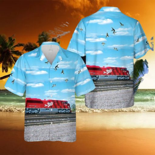 Missouri Kansas Texas Railroad UP 1988 EMD SD70ACe Hawaiian Shirt