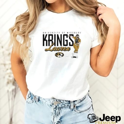 Missouri Ncaa Softball Laurin Krings Specs T shirt