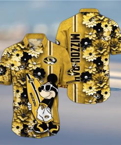 Missouri Tigers Aloha Mick Pattern Hawaiian Shirt For Fans