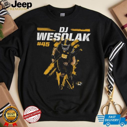 Missouri Tigers Football Dj Wesolak shirt