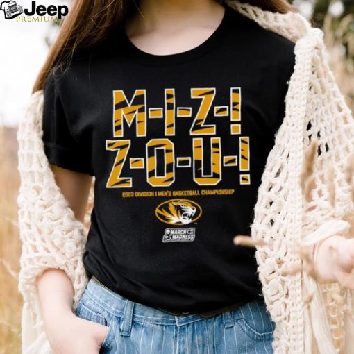 Missouri Tigers Miz Zou 2023 Division I Men’s Basketball Championship NCAA March Madness shirt