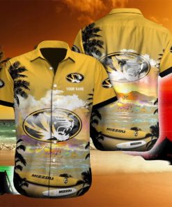 Missouri Tigers NCAA Exclusive Custom Name Men And Women Sports Teams Hawaiian Shirt Gift