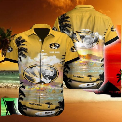 Missouri Tigers NCAA Exclusive Custom Name Men And Women Sports Teams Hawaiian Shirt Gift