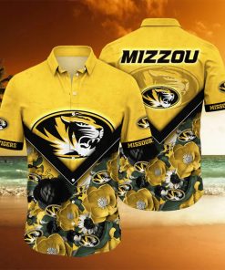 Missouri Tigers NCAA Hawaiian Shirt Custom Sun Rays Aloha Shirt