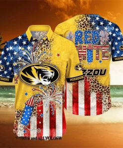 Missouri Tigers NCAA Independence Day Full Printed Hawaiian Shirt