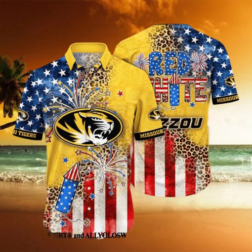 Missouri Tigers NCAA Independence Day Full Printed Hawaiian Shirt