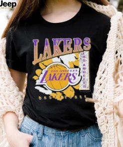 Mitchell And Ness L.A Lakers Paintbrush Crew shirt