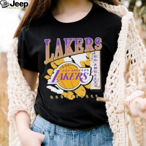 Mitchell And Ness L.A Lakers Paintbrush Crew shirt