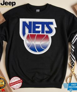 Mitchell & Ness Brooklyn Nets Black Logo T Shirt