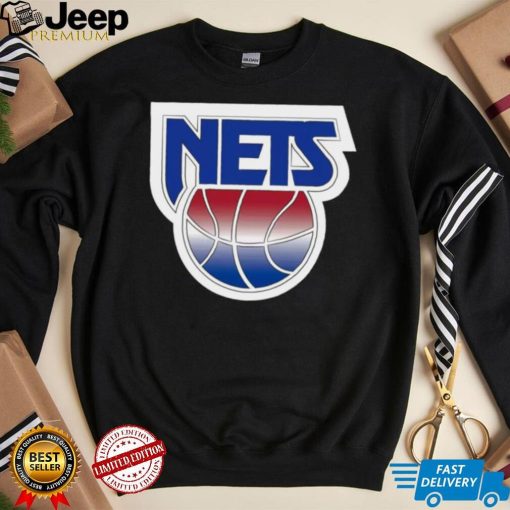 Mitchell & Ness Brooklyn Nets Black Logo T Shirt