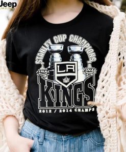 Mitchell and Ness Los Angeles Kings Stanley Cup Champions 2012 2014 Champs shirt