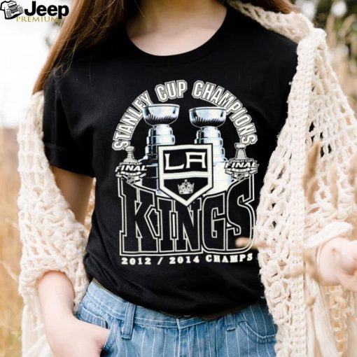 Mitchell and Ness Los Angeles Kings Stanley Cup Champions 2012 2014 Champs shirt