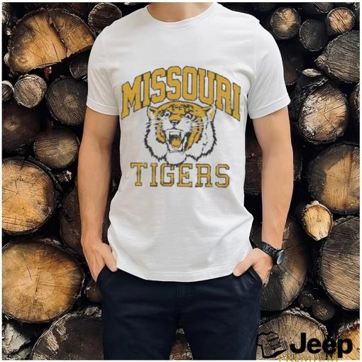 Mizzou Tigers Charlie Hustle Missouri Vault Tiger Logo T Shirt