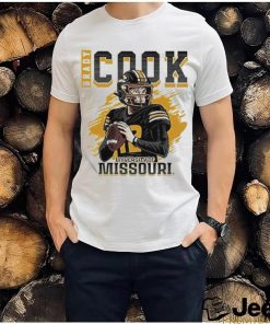 Mizzou Tigers NIL Football Brady Cook White Shirt