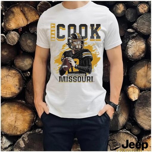 Mizzou Tigers NIL Football Brady Cook White Shirt