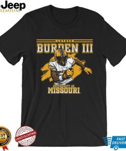 Mizzou Tigers NIL Football Luther Burden III Black T Shirt