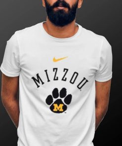 Mizzou Tigers Nike® 2023 Women's Vault M Paw Logo White Crew Shirt