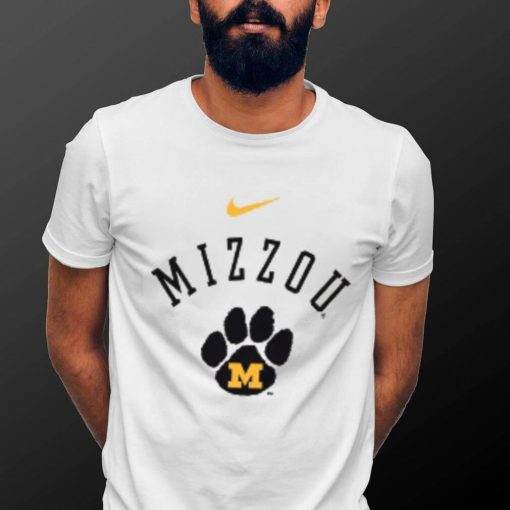 Mizzou Tigers Nike® 2023 Women’s Vault M Paw Logo White Crew Shirt