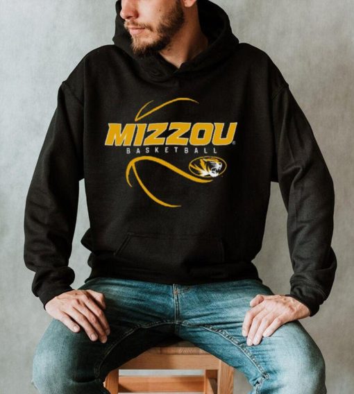 Mizzou Tigers Youth Black Basketball T Shirt