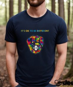 Mlb 2023 Milwaukee Brewers Autism It’s Ok To Be Different Shirt