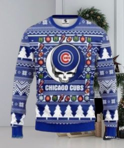 Mlb Chicago Cubs Grateful Dead Christmas Ugly Christmas Sweater