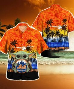 Mlb New York Mets Tropical Hawaiian Shirt