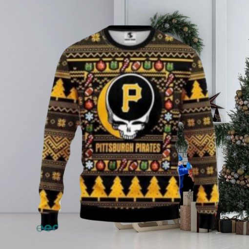 Mlb Pittsburgh Pirates Grateful Dead Christmas Ugly Christmas Sweaters Gift For Men Women