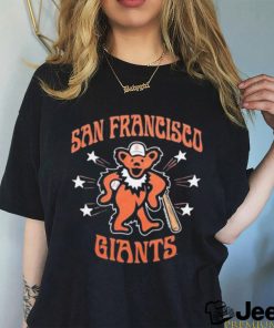 Mlb X Grateful Dead X Giants Bear T Shirt