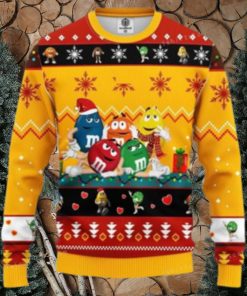 Mm Chocolate Yellow Ugly Sweater Christmas Party