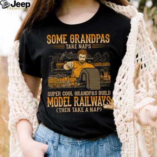 Model Railroad Grandpas Take Naps WDB354 Classic T Shirt