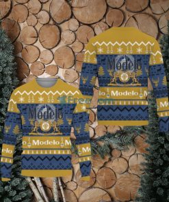 Modelo Beers s Beer Vintage Logo Ugly Christmas Sweater Gift For Men And Women