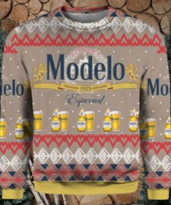 Modelo Especial Beer 3D Print Ugly Christmas Sweater, Hoodie