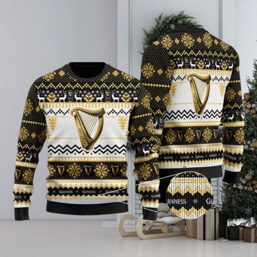 Modern Guinness Christmas Sweater, Merry Ugly Christmas Sweater, Christmas Gift Apparel