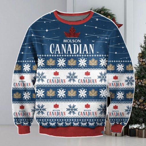 Molson Canadian 3D Ugly Christmas Sweater Christmas Gift