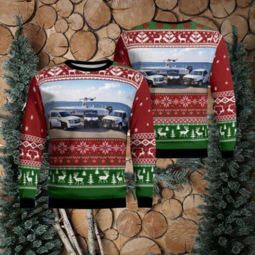 Moncks Corner, South Carolina, Berkeley County Sheriffs Office Aop Christmas Ugly Sweater 3D