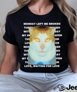 Monday left me broken cat shirt