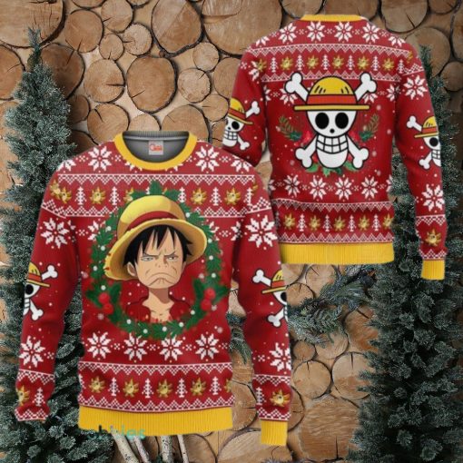 Monkey D. Luffy Ugly Christmas Sweater 3D Xmas Gift For Men And Women