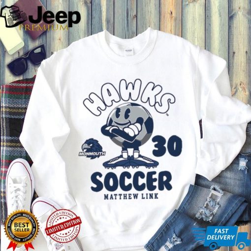 Monmouth NCAA soccer Matthew Link Fashion Shersey Youth T Shirt