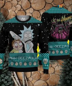 Monster Christmas Rick And Morty Naughty Xmas Sweater